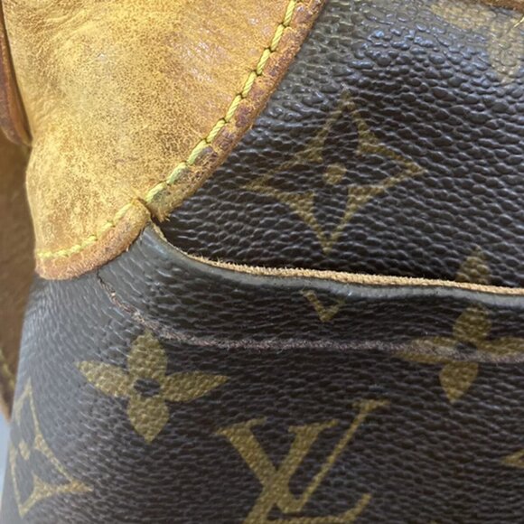 LOUIS VUITTON Odeon PM Shoulder Bag Monogram Leather Brown Spain M56390 31YF088 - Picture 3 of 16